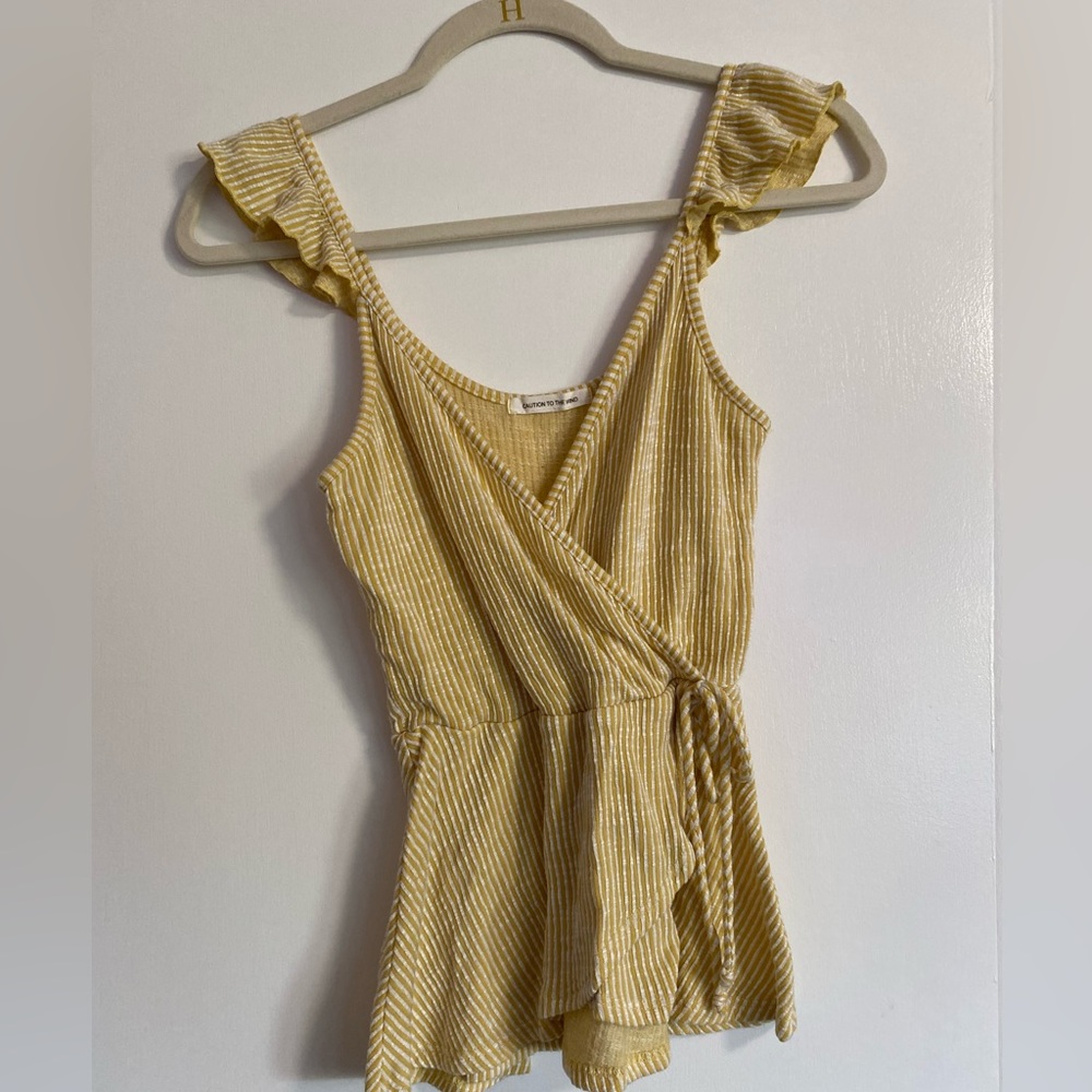 Yellow blouse